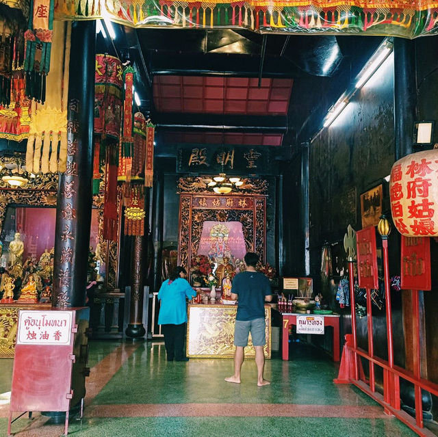 泰國合艾著名華人文化寺廟景點:合艾同聲善堂，適合祈福拍照📸打卡
