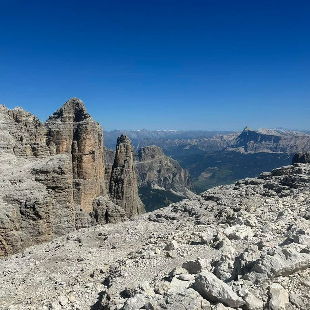 Trekking Sass Pordoi: A Limestone Adventure