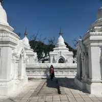 Kuthodaw Pagoda in Mandalay, Myanmar