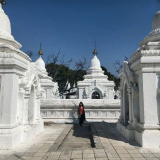 Kuthodaw Pagoda in Mandalay, Myanmar