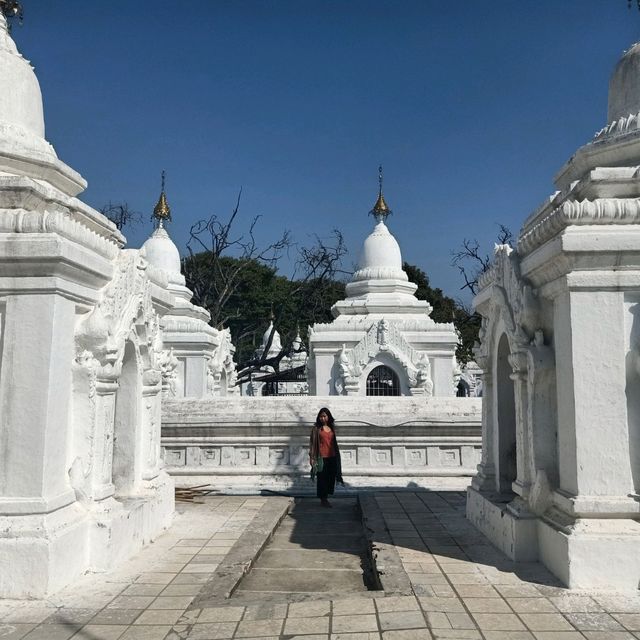 Kuthodaw Pagoda in Mandalay, Myanmar