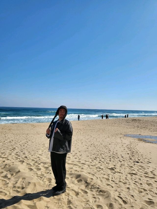 겨울바다의 낭만 가득한 양양 동호해변
