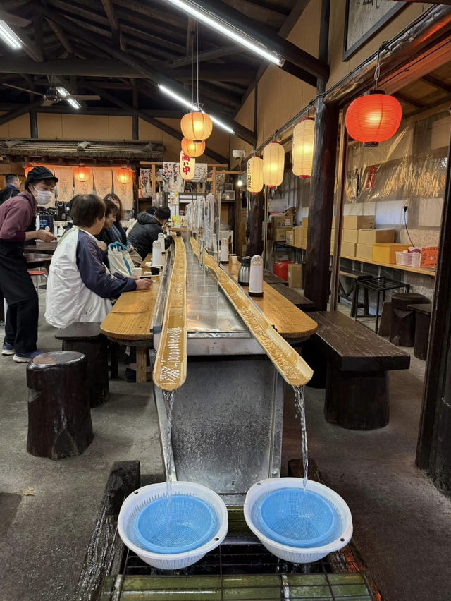 บะหมี่เย็น รางไม้ไผ่ จังหวัดมิยาซากิ🇯🇵