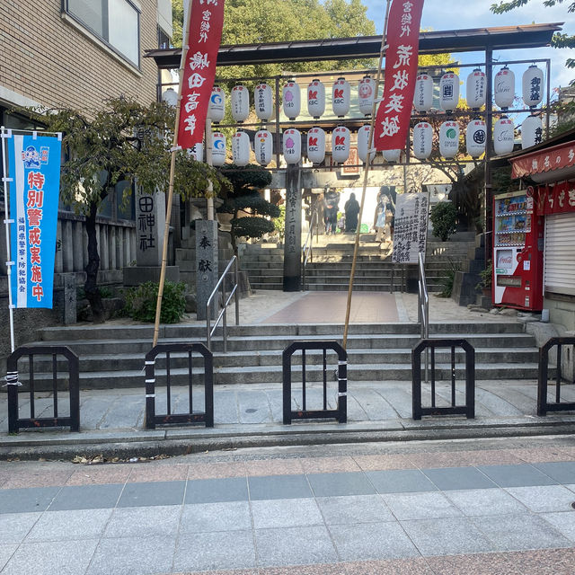 【福岡県博多🇯🇵櫛田神社】博多の総鎮守の櫛田神社へ参拝☺️