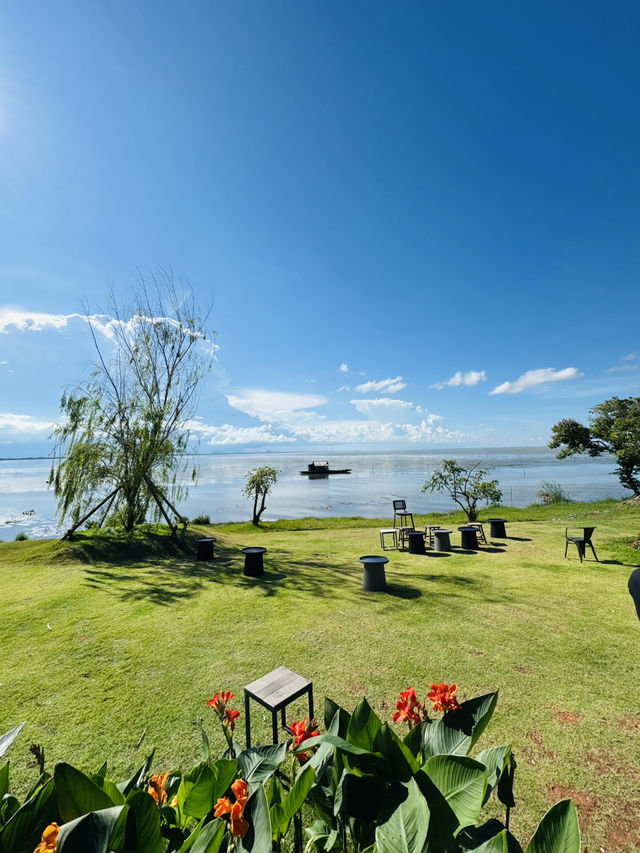 คาเฟ่ลับริมทะเล บรรยากาศโคตรดีที่ “ภูนาเล พัทลุง“