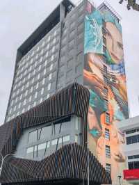 The largest wall painting of Jay chow and wife in MIRI!!