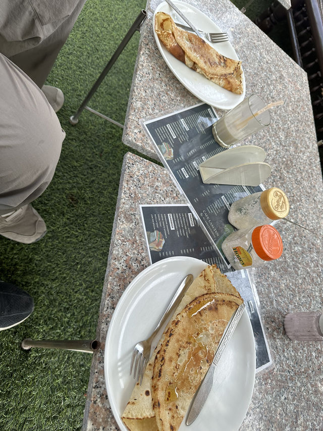 【インド】ジョードプルのカフェのインド風パンケーキ