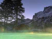 Have you even thought of enjoying thermal spring in winter?