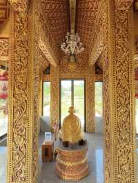 วัดป่าอุโบสถสีทองสวยๆที่เทพสถิต ชัยภูมิ