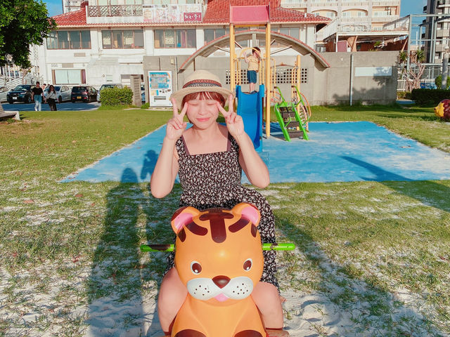 日本🇯🇵沖繩 美國村 海盜船公園Araha Park 旁邊就是海灘 超值得一訪！