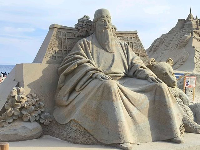 韓國 釜山 海雲台 沙雕展 壯觀精彩