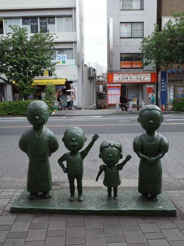 🌸【桜新町 サザエさん通り】あの日テレビで見た景色に、ほんとうに出会える道。