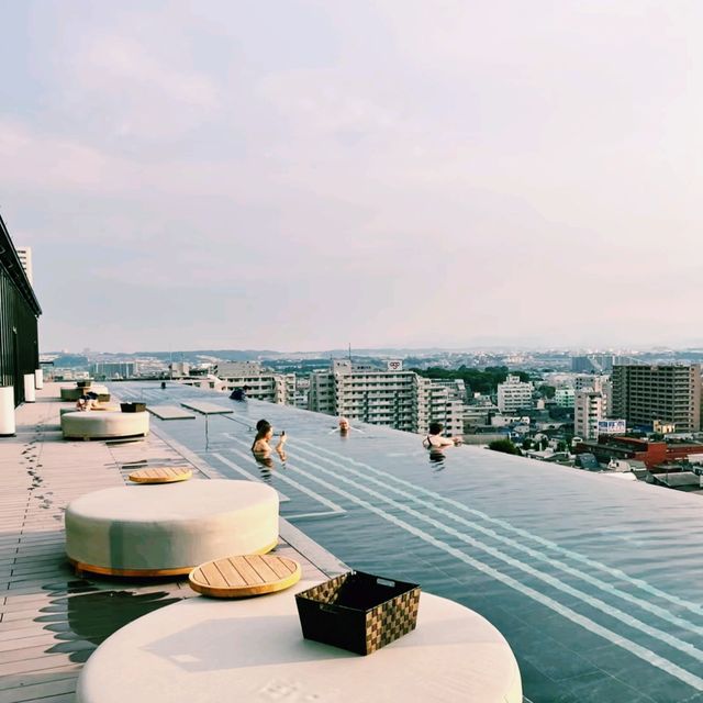日本東京法國設計師酒店sorano hotel索納諾酒店，絕美天際無邊泳池
