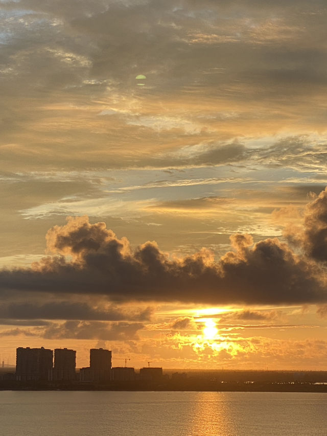 “Rise to the warm embrace of the morning sun in Wen Chang, Haikou