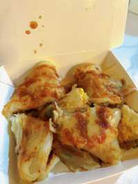 🍳 桃園巷弄裡的平民元氣早餐！【吉得堡】蔥抓餅＋蘿蔔糕炒蛋讓人早起也甘願