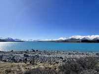 紐西蘭旅遊—🌊 Lake Tekapo Scenic｜藍色湖畔的無邊詩意