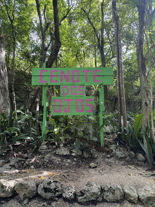 カンクン🇲🇽 絶景のセノーテ•ドスオホス💙