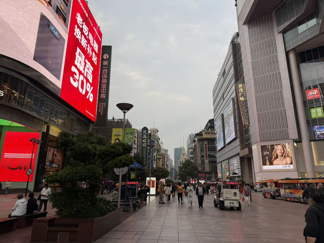 ถนนคนเดินหนานจิง (Nanjing Road Pedestrian Street) 