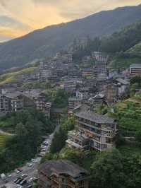 Деревня Пинъань на рисовых террасах Лунцзи: