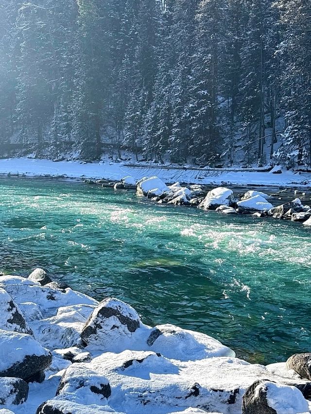 “Snow-Kissed Wonderland of Kanas Lake” “Snow-Kissed Wonderland of Kanas Lake”