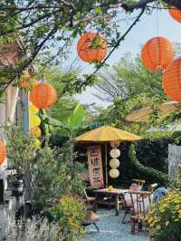 一秒穿越江南水鄉💕荷蘭花卉小鎮(水一方茶館)錦鯉茶館禪意十足