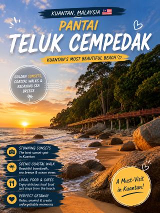 🇲🇾 Pantai Teluk Cempedak | Kuantan's Most Beautiful Beach You Shouldn't Miss✨