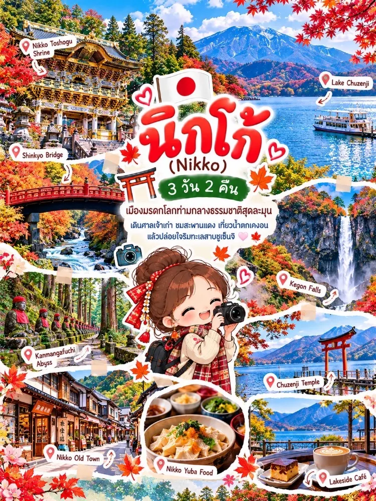 世界遺産の街、日本の日光へ。