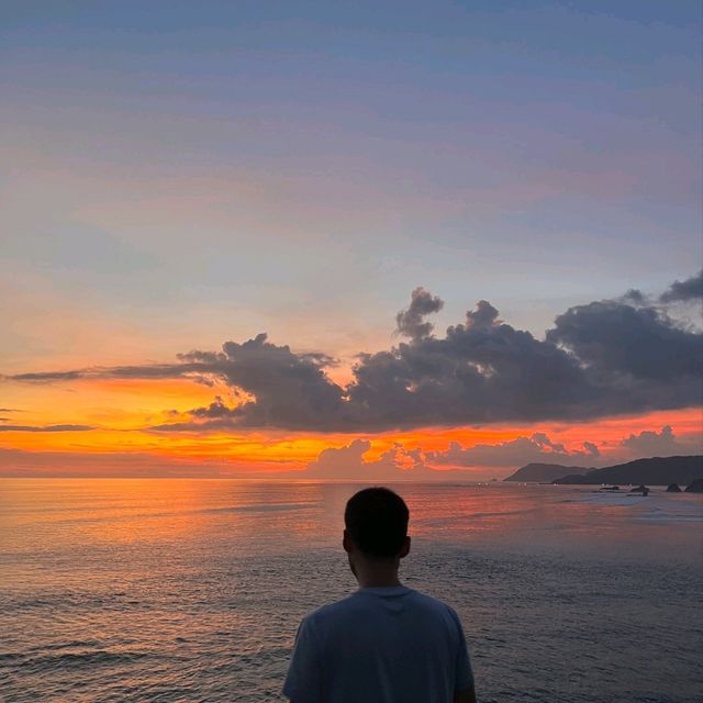 Sunset viewpoint in Kuta, Lombok 