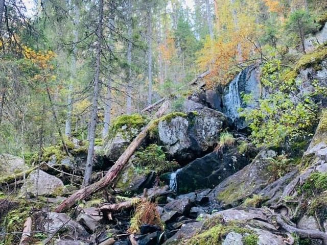 芬蘭🇫🇮景點-Tarhapuro waterfall
