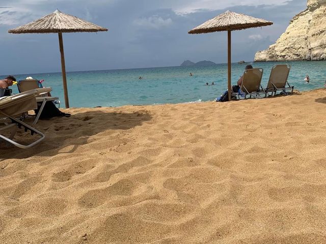 Matala beach Crete 🏖️
