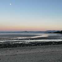 Peaceful sunset with views across the Firth of Forth