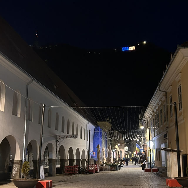 Romania-Brasov- Night View