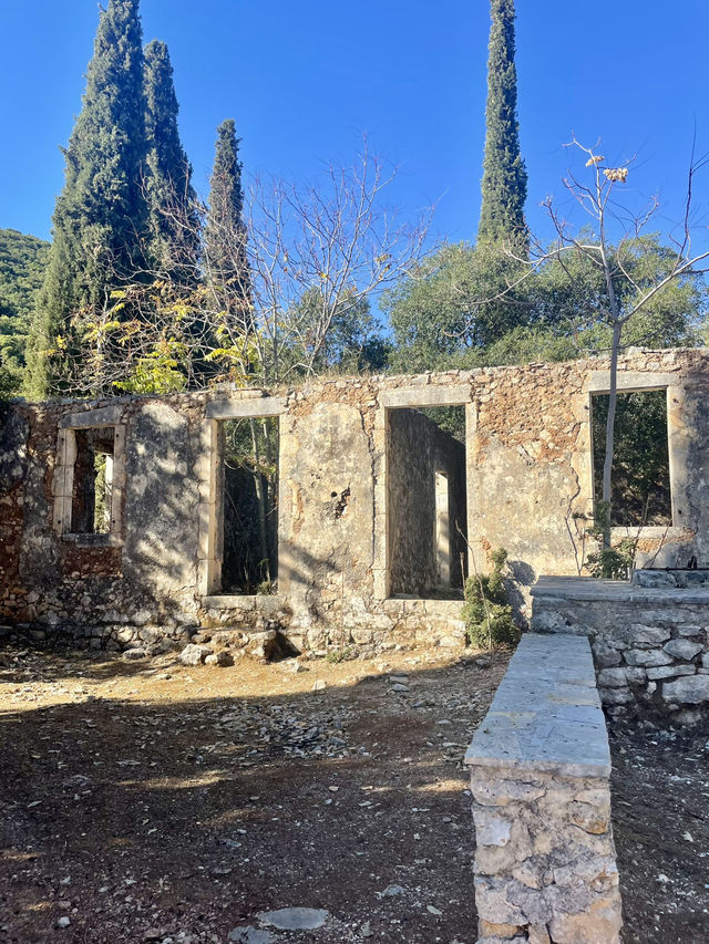 One of the ghost villages on Kefalonia 