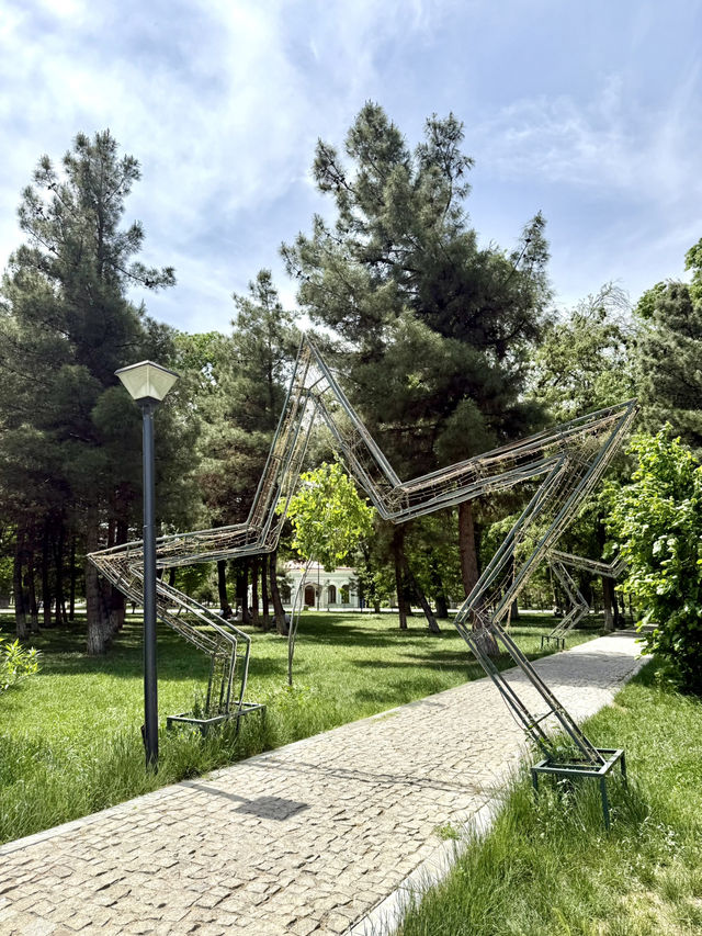 Spring Strolls at Central Park, Samarkand