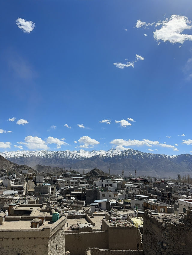 Cozy little town lost in mountains 