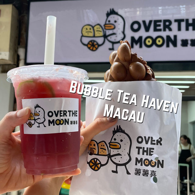Macau🇲🇴Over the Moon: Macau's Dreamy Bubble Tea Haven! ✨🧋
