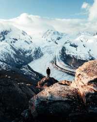 Sunrise Memories at Gorner Glacier: Switzerland's Magnificent Glacier ⛰️