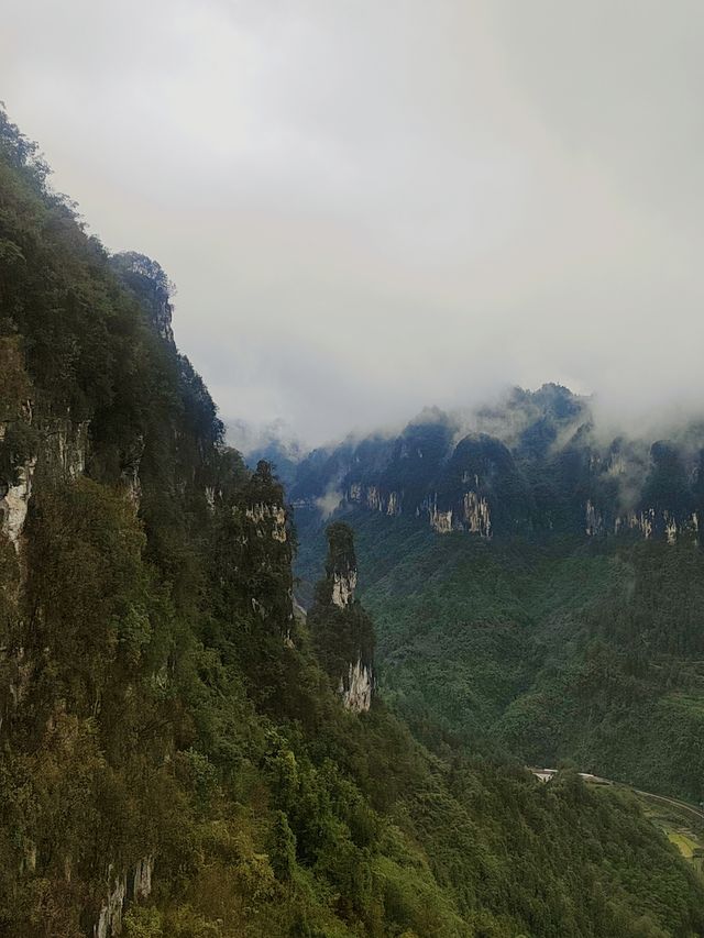 矮寨大橋如雲端