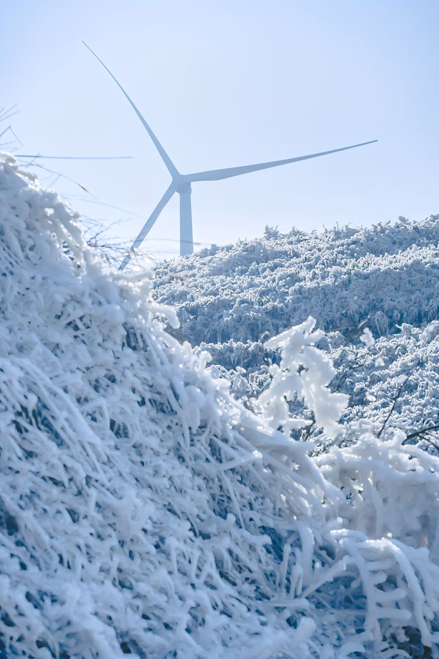 廣州周邊看雪聖地，雲端賞冰雪霧凇奇觀