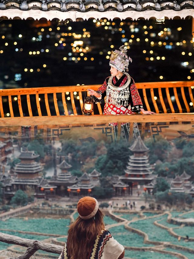 在千戶苗寨，我拍到了人生照片！