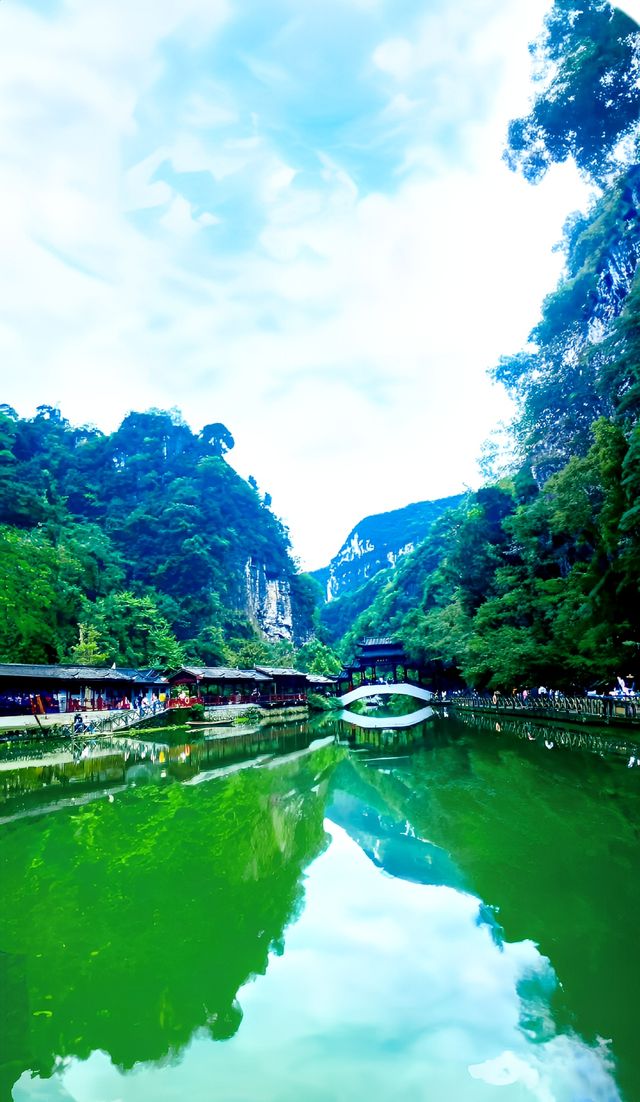 三峽大瀑布，風景很治癒，拍照很美