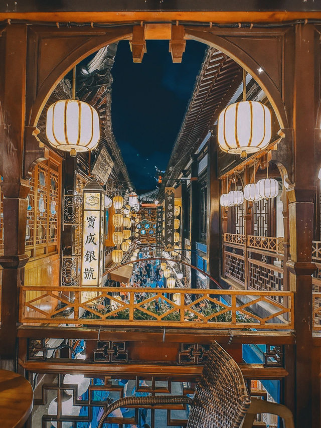 夜遊豫園，不錯的拍照打卡點