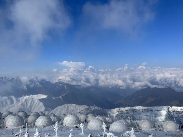 川西的冬天有多夢幻——牛背山