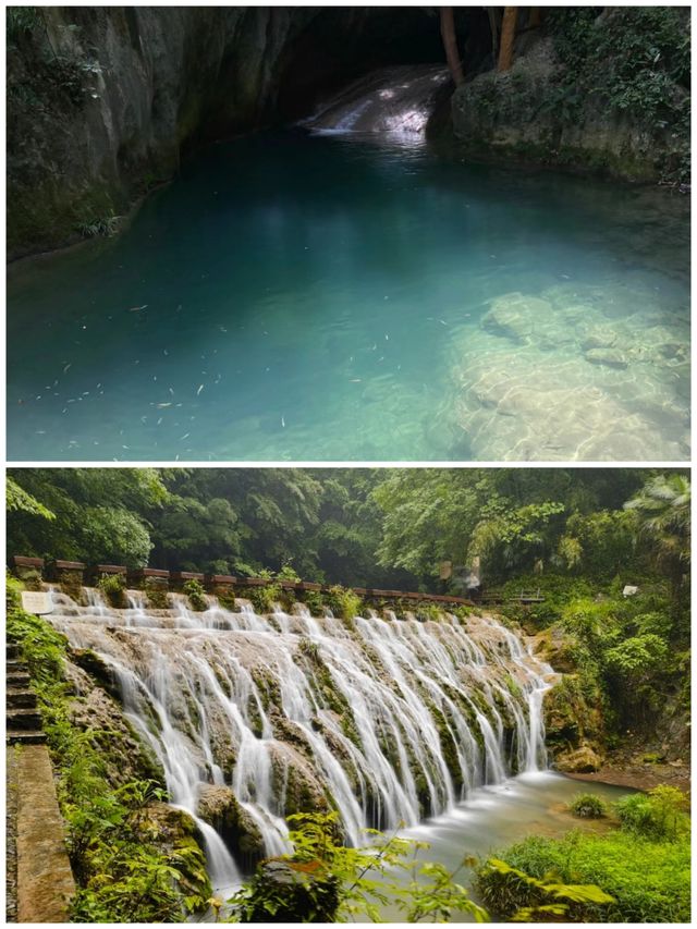 被譽為「楚天小九寨溝」～襄陽香水河風景區