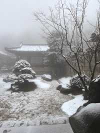 徑山寺觀雪