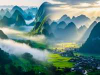 來一趟桂林吧，來看看語文課本裡的"桂林山水甲天下"