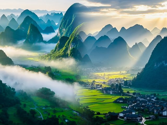 來一趟桂林吧，來看看語文課本裡的"桂林山水甲天下"