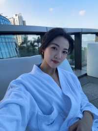 面向珠澳大海嘅珠海海灣大酒店 好chill嘅一日