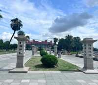 喺錦江之星落腳，漫步鰲園，觸摸歷史與愛國情懷