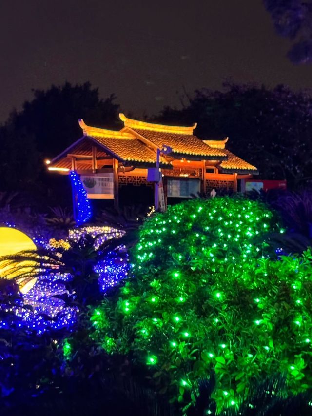 廈門夜遊頂流！園博苑花燈每週末限定浪漫